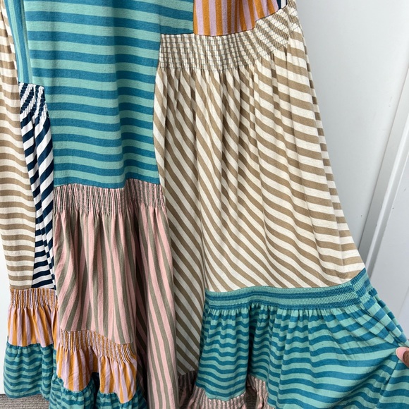 MARC by MARC JACOB | Mixed Striped Colorful Maxi Dress - Picture 8 of 11